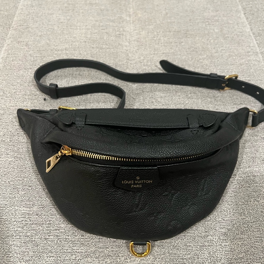 LV EMPREINTE BUMBAG IN BLACK MONOGRAM